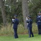 Rifle salute for Fred